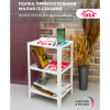 МП2746 Полка прямоугольная  (3 секции) белый