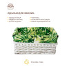 Корзина "Tropics" 40х31х17 см (белый)