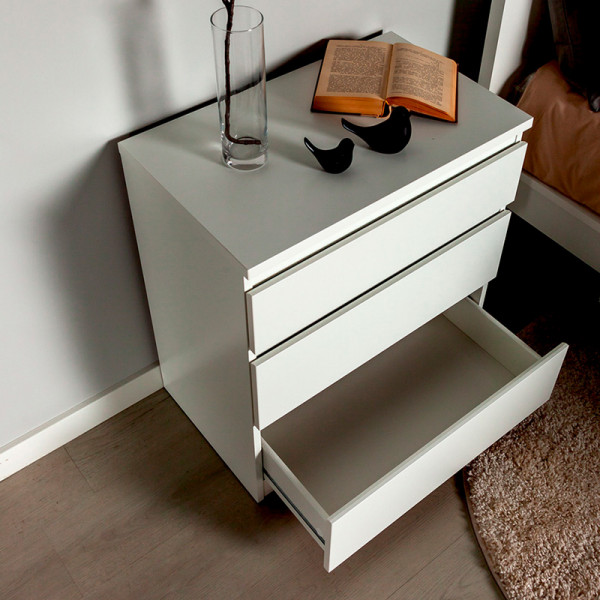 Комод "Кастор" 3 ящика (белый) Комод "Кастор" 3 ящика (белый)
