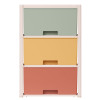 Комод "Колорит" цветной 3-х секционный