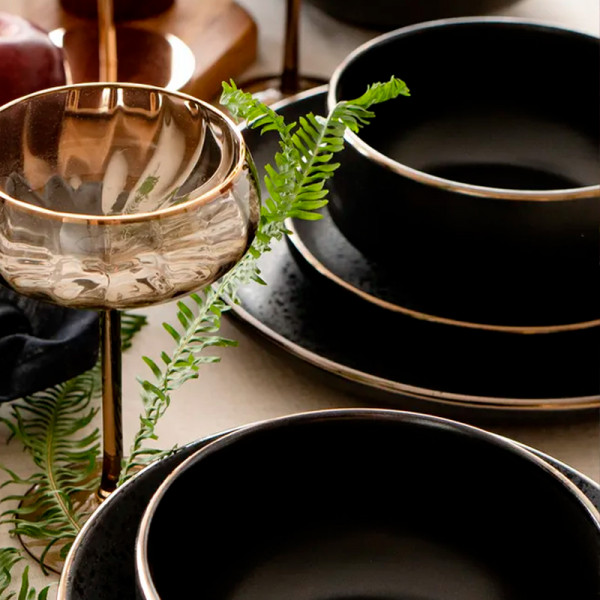 Тарелка обеденная 26см 19S509D/P Elite black Тарелка обеденная 26см 19S509D/P Elite black