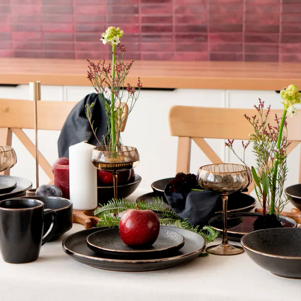 Тарелка обеденная 26см 19S509D/P Elite black Тарелка обеденная 26см 19S509D/P Elite black