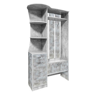 Прихожая "КУЛ-501" цв.Люкс Бетон светлый