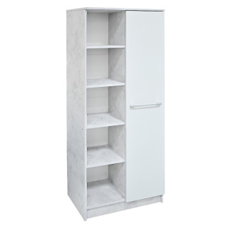 Стеллаж Халф 800*330*1635 Н цв.Люкс бетон светлый