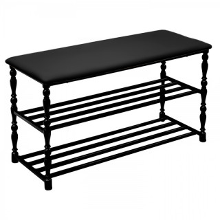 Подставка для обуви с мягким элементом (velutto 34 чёрный)