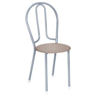 Стул Гаухар цв.каркас (Кожзам АОД/ГОБ.Stock) бежевый (Noel ash)