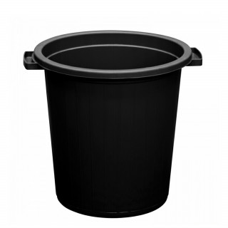 Бак мусорный без крышки 35 л (чёрный)