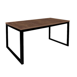 Стол офисный (тр.40*40) (1800*800 столешница F цв.Люкс) морское дерево винтаж