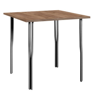 Стол Y-образн.каркас (800х800 столешница 16 мм цв.Люкс) Дуб крафт табачный