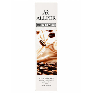 Жидкий диффузор Allper Reed Diffuser (Coffe Latte) Кофе латте 100 ml