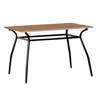 Стол S-образн.каркас (1200х800 столешница 16 мм цв. Люкс) Дуб крафт табачный