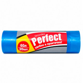 Мусорные мешки Perfect aromika 60л/20шт с завязками арт.5978