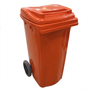 SANII Мусорный бак 100 л на колесах (оранжевый)