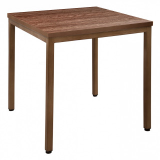 Стол прямой каркас тр.40х40 (800х800 столешница F) Шимо тёмный Стол прямой каркас тр.40х40 (800х800 столешница F) Шимо тёмный