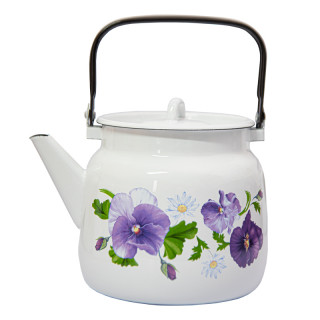 Чайник 3,5 литра (Артикул: С-2713/4Рч, "Анютины глазки") Чайник 3,5 литра (Артикул: С-2713/4Рч, "Анютины глазки")