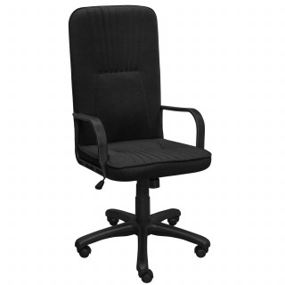 Кресло "Самрук" (гобелен, кзам./подл.пл.Сенатор/906/606,крест.пл.) гобелен чёрный