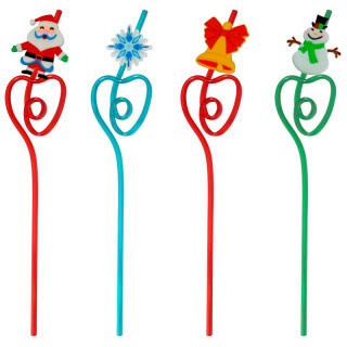 Трубочки для коктейля "Волшебство", Набор 4 шт, VL2-291