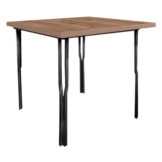 Стол Y-образн.каркас (800*800 столешница F цв.Люкс) дуб крафт табачный Стол Y-образн.каркас (800*800 столешница F цв.Люкс) дуб крафт табачный