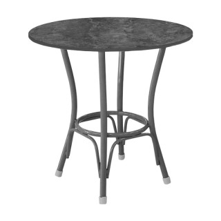 Стол Лавр (D-800 столешница 16 мм цв.Люкс) Бетон тёмный Стол Лавр (D-800 столешница 16 мм цв.Люкс) Бетон тёмный