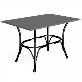 Стол Лавр (1400*800 cтолешница 16мм) антрацит Стол Лавр (1400*800 cтолешница 16мм) антрацит