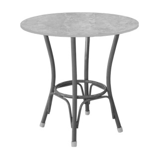 Стол Лавр (D-800 столешница 16 мм цв.Люкс) Бетон светлый Стол Лавр (D-800 столешница 16 мм цв.Люкс) Бетон светлый