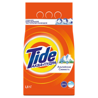 Стиральный порошок Tide "Альпийская Свежесть" 1,8 кг (ручная стирка)