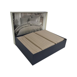 Набор постельного белья Страйп Сатин 2сп (пододеяльник, простыня, наволочки 2 шт)