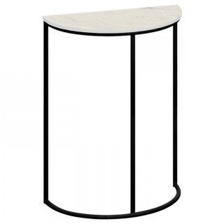 Столик пристеночный Сайд выс. (610*320 столешница 16 мм цв.Люкс) мрамор светлый Столик пристеночный Сайд выс. (610*320 столешница 16 мм цв.Люкс) мрамор светлый