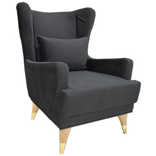 Кресло Карина "1" (кзам/гоб (Эконом)) Серый Bingo grey