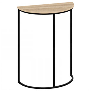 Столик пристеночный Сайд выс. (610*320 столешница 16 мм цв.Люкс) дуб сонома Столик пристеночный Сайд выс. (610*320 столешница 16 мм цв.Люкс) дуб сонома