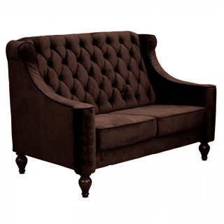 Диван "Манчестер" 2 кзамPU/гоб.stock (коричневый)