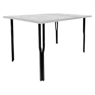 Стол Y-образн.каркас (1200*800 столешница F цв.Люкс) бетон светлый Стол Y-образн.каркас (1200*800 столешница F цв.Люкс) бетон светлый