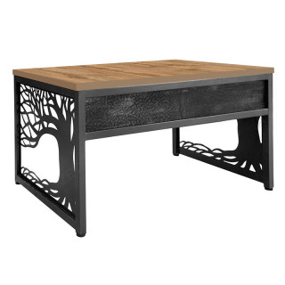 Стол руководителя Боско П №3 (узор дерево) 1400*800, F цв. Люкс (дуб вотан)