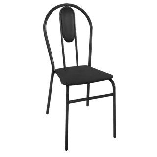 Стул Лука 2 м.эл. цв.каркас (Гобелен/Кзам) черный (pvc 1)