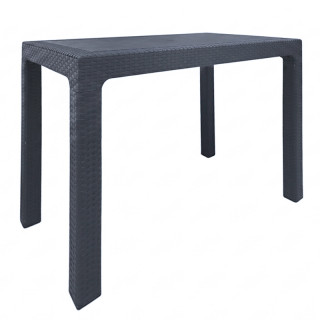 Стол пластик PLASTİK 70*120 RATTAN MASA (коричневый)