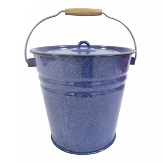 Ведро эмалированное 12л с крышкой