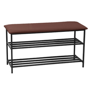 Подставка для обуви с м/э (неразборная) коричневый 7