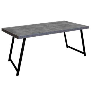 Стол Арзу (1800*800 столешница F цв.Люкс) бетон тёмный Стол Арзу (1800*800 столешница F цв.Люкс) бетон тёмный