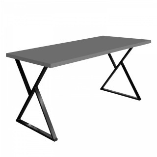 Стол Миссони (1600*800 столешница F) антрацит Стол Миссони (1600*800 столешница F) антрацит