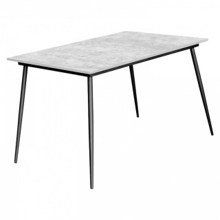 Стол Саурон цв.каркас (1200*800 столешница 16 мм цв.Люкс) бетон светлый