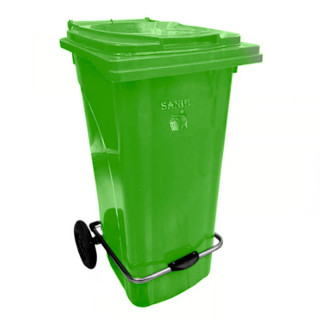 SANII Мусорный бак 100 л на колесах (Иран) зеленый