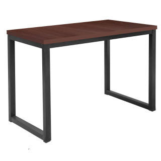 Стол офисный (тр.40*40) (1200*800 столешница F) шимо темный