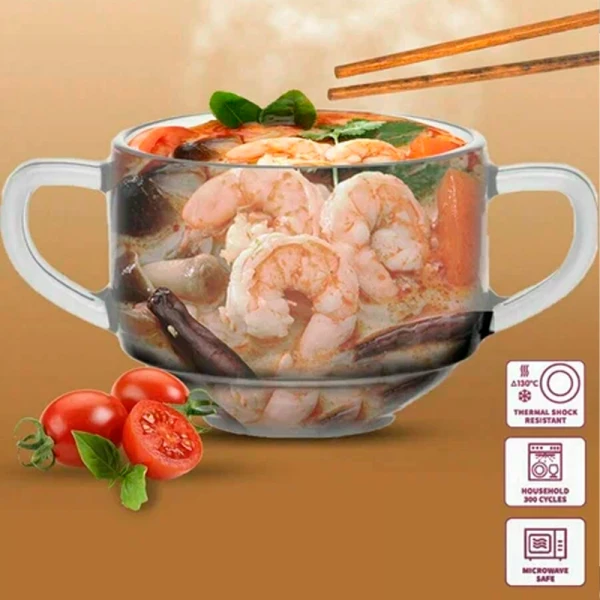 53772 CHEF Кружка для супа с ручками 480 мл 1*12