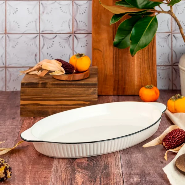 Блюдо овальное 35.5см/700мл с ручками Sugar YJQSW10 Блюдо овальное 35.5см/700мл с ручками Sugar YJQSW10