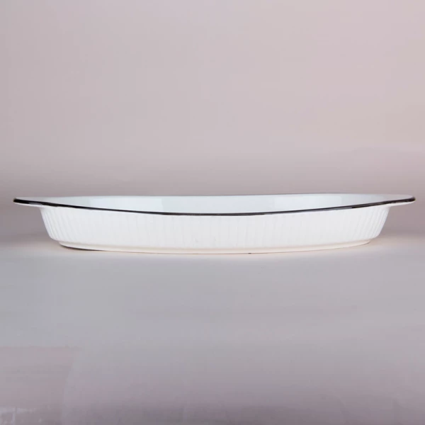 Блюдо овальное 35.5см/700мл с ручками Sugar YJQSW10 Блюдо овальное 35.5см/700мл с ручками Sugar YJQSW10