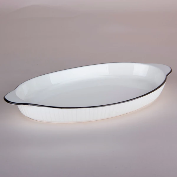 Блюдо овальное 35.5см/700мл с ручками Sugar YJQSW10 Блюдо овальное 35.5см/700мл с ручками Sugar YJQSW10